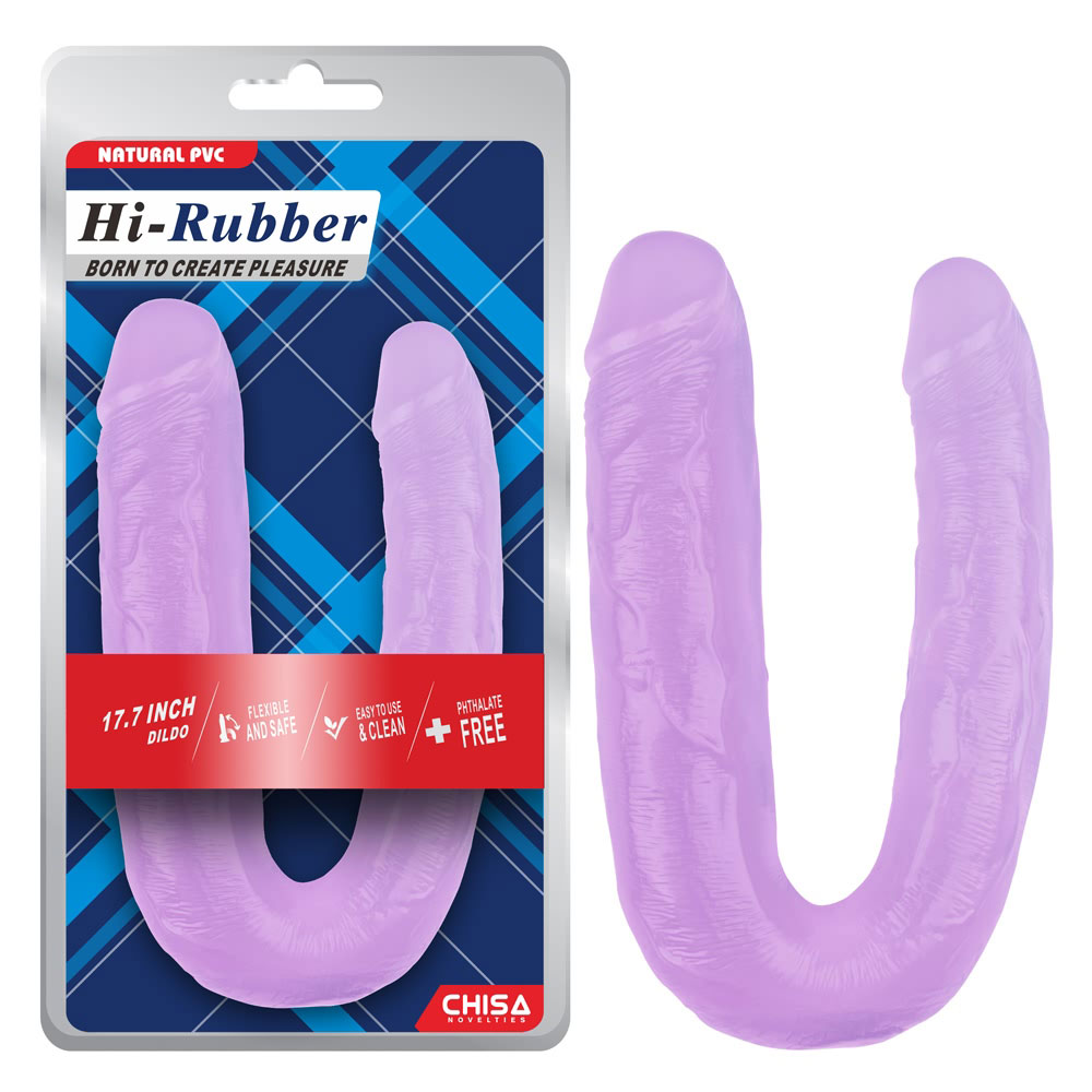 17.7 Inch Dildo-Ungu