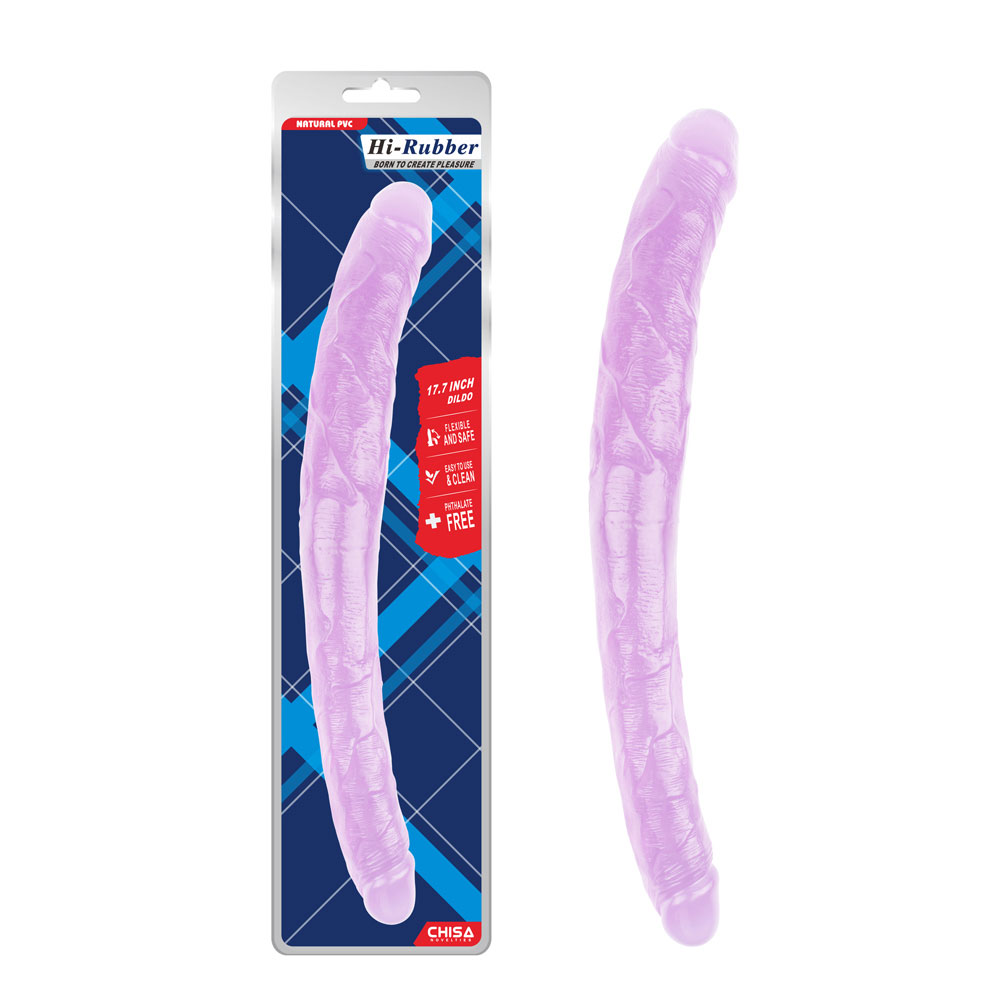 17.8 Inch Dildo-Ungu
