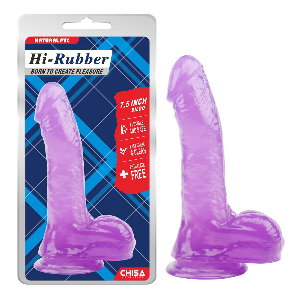7,5 Inch Dildo-Ungu