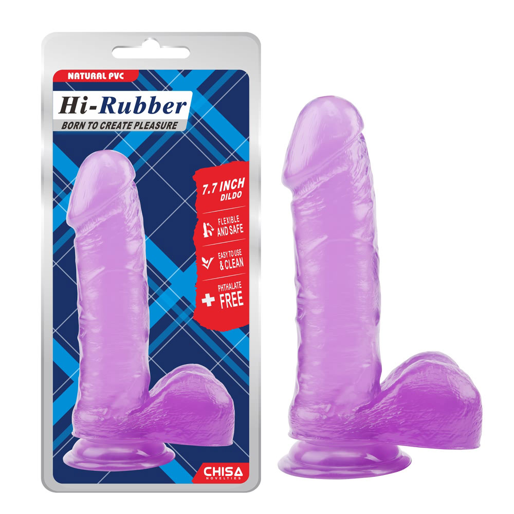 7.7 Inch Dildo-Ungu