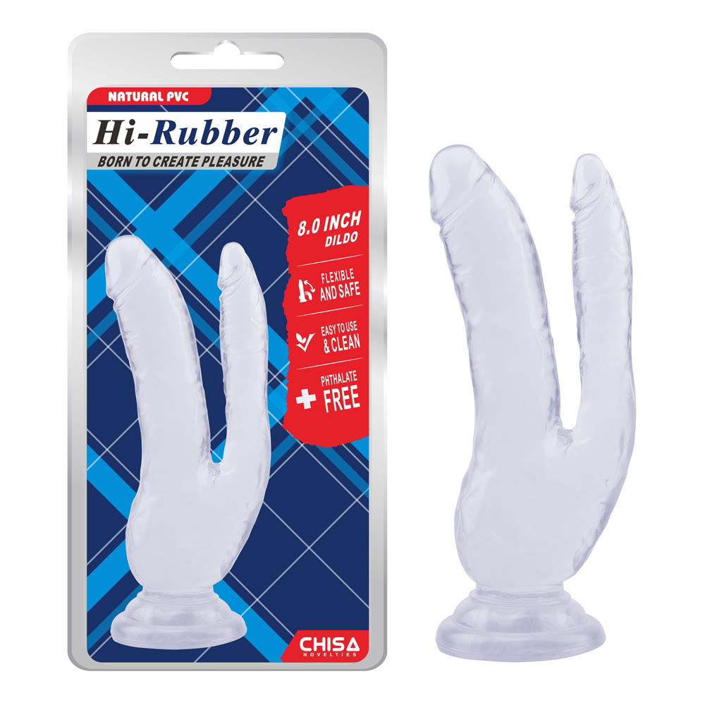 8,0 Inch Dildo-Clear