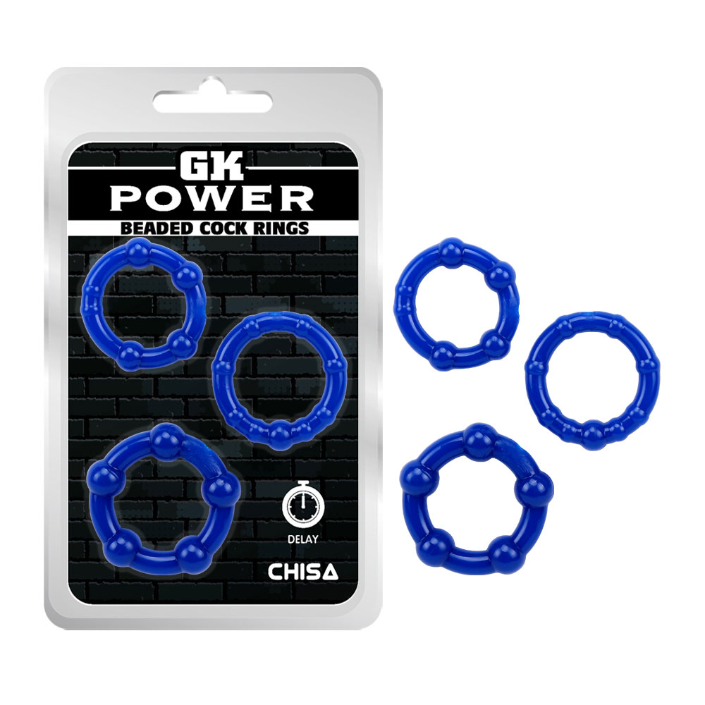 Manik-manik jago rings-biru