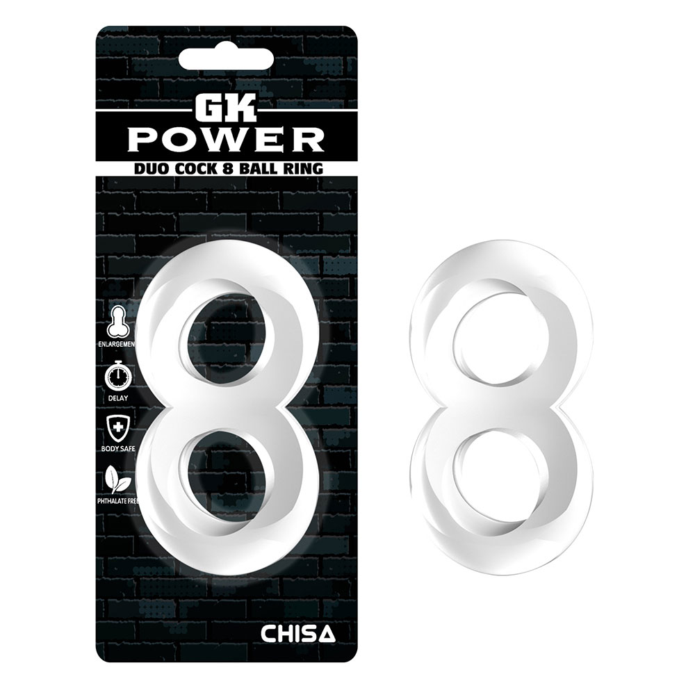 Duo Jago 8 Ball Ring-Clear