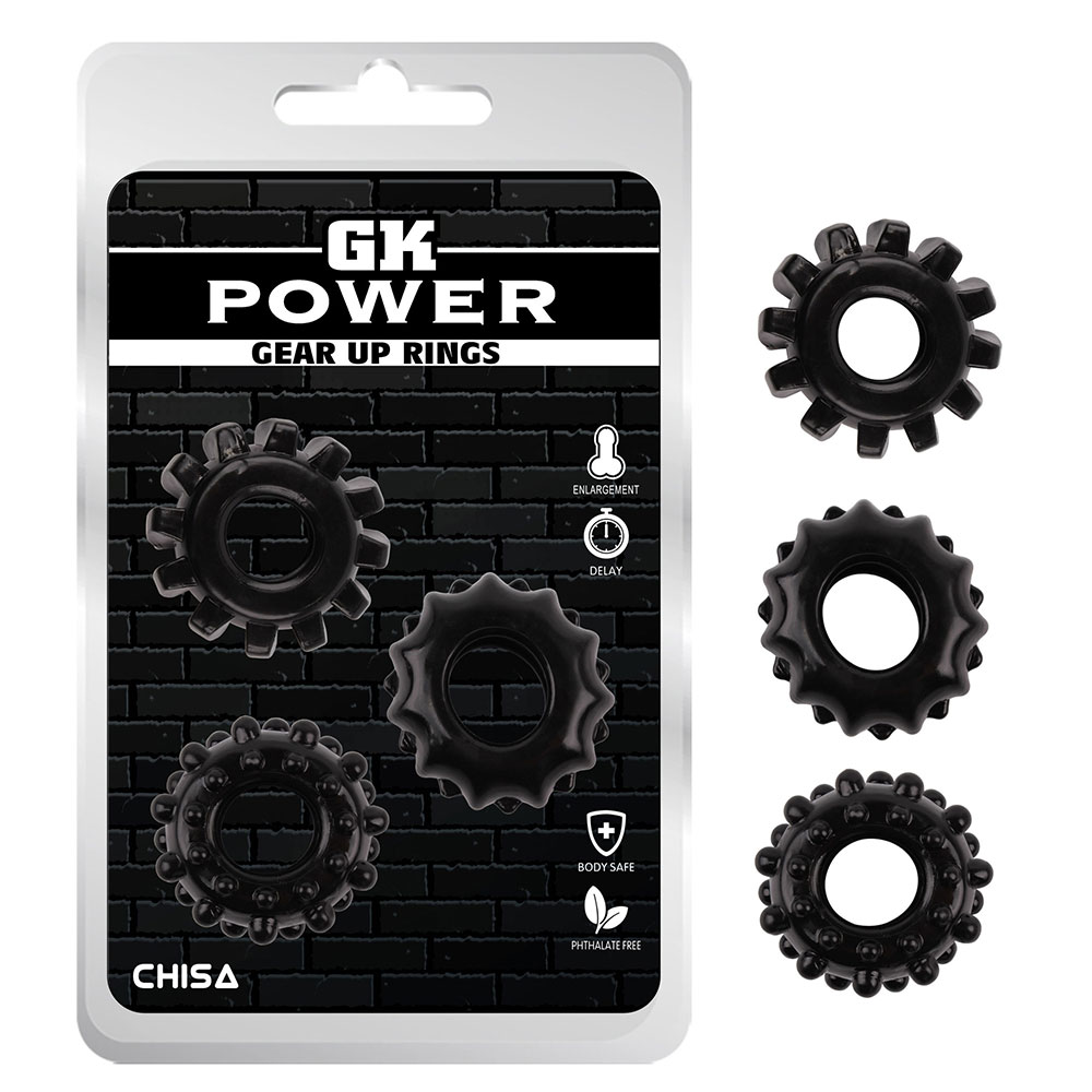 Gear Up Rings-Ireng