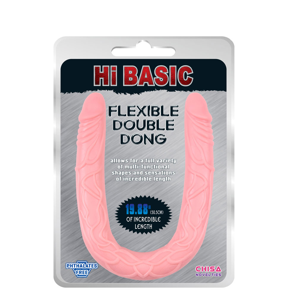 Jelly Fleksibel Double Dong-Daging